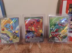 Pokemon TCG First Partner Illustration Collection Series 1 Kanto GEN 1 Starters - Image 1
