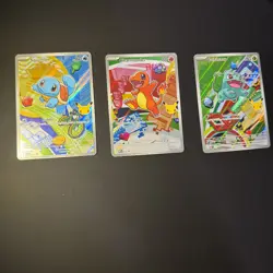 Pokemon TCG First Partner Illustration Collection Series 1 Kanto GEN 1 Starters - Image 1