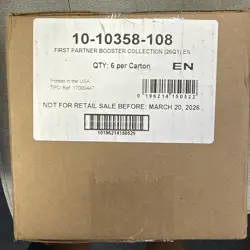 Pokemon TCG First Partner Illustration Collection Series 1 Sealed Case Of 6 - Image 1