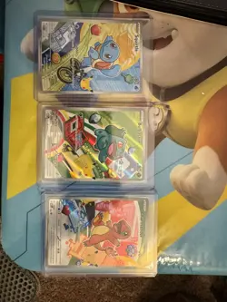 First Partner Illustration Collection Series 1 Kanto GEN 1 Starters Pokemon TCG - Image 2