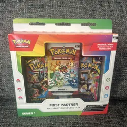 Pokemon TCG First Partner Illustration Collection Series 1 2026 New & Sealed - Image 1