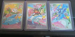 Pokemon TCG First Partner Illustration Collection Series 1 Promos Set 43, 44, 45 - Image 1
