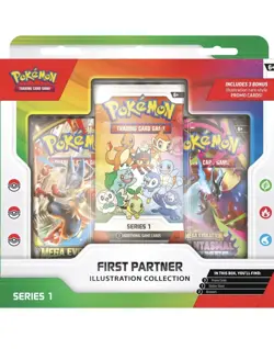 Pokemon TCG: First Partner Illustration Collection Series 1 + FREE GIFT - Image 1
