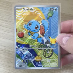 Pokemon TCG Squirtle MEP 039 First Partner Illustration Collection Series 1 NM/M - Image 1