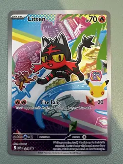 Pokemon TCG First Partner Illustration Collection Series 1 Gen 7 Starters MINT - Image 4