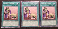 3x Upstart Goblin RP01-EN056 Yugioh Retro Pack 2020 Playset Mint - Image 1