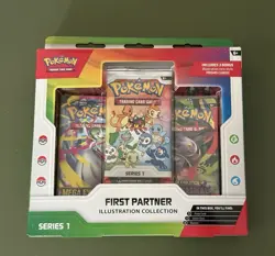 Pokemon TCG First Partner Illustration Collection Series 1 Box Promo - Image 1