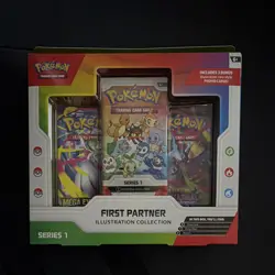 Pokemon TCG First Partner Illustration Collection Series 1 Promo Box - Image 1