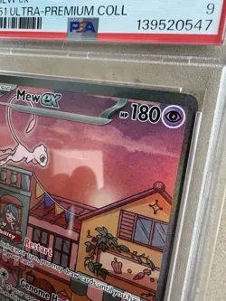 Pokemon Mew EX SVP Blackstar TCG 151 UPC Promo SVP053 Psa 9 - Image 5