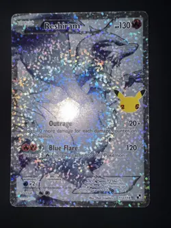 Reshiram 113/114 Celebrations: Classic Collection Holo-Foil Ultra Rare Pokemon - Image 1