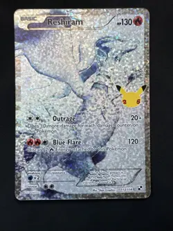 Reshiram 113/114 Celebrations: Classic Collection Holo-Foil Ultra Rare Pokemon - Image 5