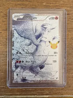 Reshiram 113/114 Celebrations: Classic Collection Holo - Near Mint NM/MT Pokemon - Image 1