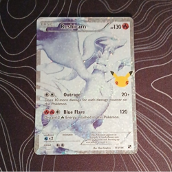 Pokemon Reshiram Full Art Holo Classic Collection Celebrations 113/114 130 HP - Image 1