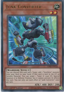 Yugioh Junk Converter LDS3-EN118 Ultra 1st NM - Image 1