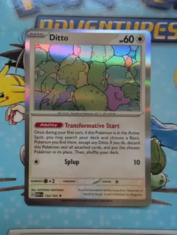 Ditto 132/165 Scarlet Violet 151 Rare Holo Pokemon Card - Image 1