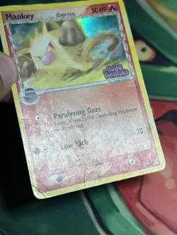 Mankey 70/110 EX Holon Phantoms Delta Species Pokemon Card Reverse Holo MP HP - Image 5