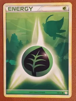 Celebi Grass Energy HeartGold SoulSilver Regular Card 115/123 NM - Image 1