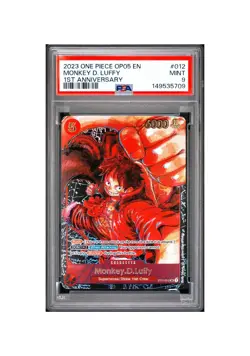 OP05 ST01-012 Monkey D. Luffy psa 9 Card Game One Piece tcg mint - Image 1