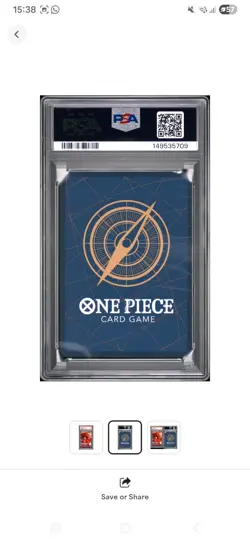 OP05 ST01-012 Monkey D. Luffy psa 9 Card Game One Piece tcg mint - Image 2
