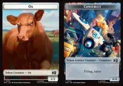 Ox \ Construct Token - #7/14 - Marvel Super Heroes - NM MTG - Image 1