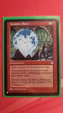 Invasion Plans - The List Reprints - (Magic: the Gathering) Cardboard Friends - Image 1