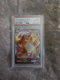 Charizard Vmax 020/189 PSA 10 Darkness Ablaze Holo Graded Pokemon Card - Image 1