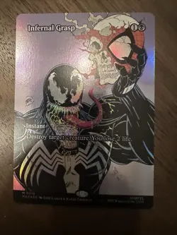 Infernal Grasp : MTG *FOIL* Marvel Universe / NM - Image 1