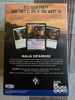 Party Time Deck Commander Legends: Battle for Baldur's Gate Factory SEALED MTG - Image 2