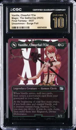 2025 MAGIC: THE GATHERING #0537 VANILLE, CHEERFUL I'CIE CGC 10 PERFECT - Image 1