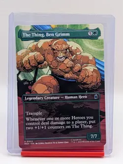 The Thing, Ben Grimm [Borderless] #322 Magic Marvel Super Heroes Regular - Image 1