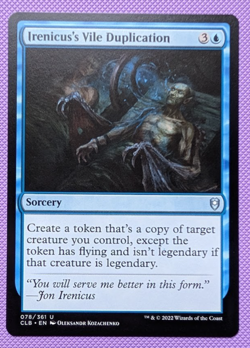 Irenicus's Vile Duplication - CLB - Magic the Gathering - Image 1