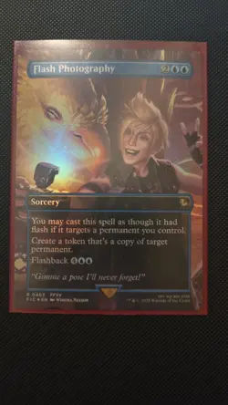 Flash Photography (Borderless) Commander: Final Fantasy Foil - Image 1