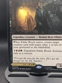 MTG - Eddie Brock - Venom, Lethal Protector - SPM 55 - Non Foil - NM - Image 5