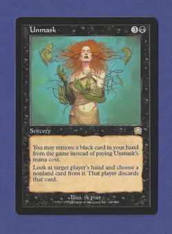 1999 Magic the Gathering - Unmask - Mercadian Masques MTG - Image 1