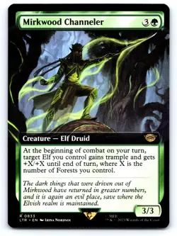 Mirkwood Channeler (Extended Art) 833 The Lord of the Rings: MTG NM - Image 1