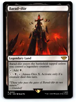 Barad-dur 253 Universes Beyond: The Lord of the Rings: MTG NM - Image 1