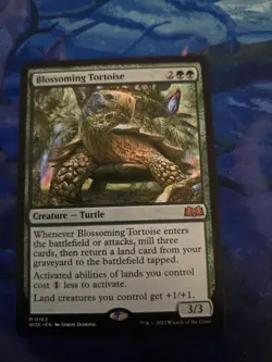 Blossoming Tortoise Wilds of Eldraine Regular - Small Seller 😺 - Image 1