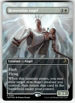 Restoration Angel (FOIL) 299 Innistrad Remastered Magic: The Gathering NM - Image 1