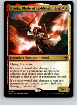 Magic the Gathering Gisela Blade of Goldnight Commander Murders Karlov Manor MTG - Image 1