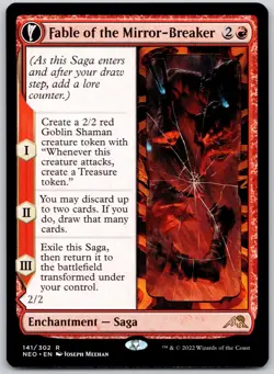 Fable of the Mirror-Breaker 141 Kamigawa: Neon Dynasty Magic: The Gathering NM - Image 1