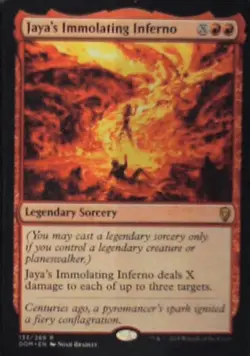 Jaya's Immolating Inferno - Dominaria: #133, Magic: The Gathering Nm C316 - Image 1