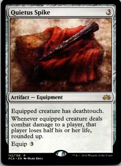 Quietus Spike 112 Rare Planechase Anthology MTG Near Mint - Image 1