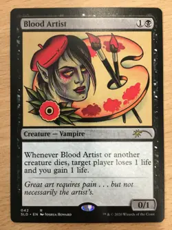 Blood Artist - Secret Lair Tattoo Pack (Near Mint) Magic/MTG - Image 1