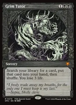 Grim Tutor - Showcase SPG NM MTG - Image 1