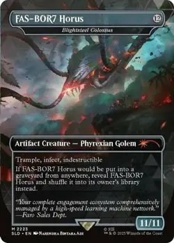 FAS-BOR7 Horus - Blightsteel Colossus - 2223 / Non-foil / English / Mint MTG - Image 1