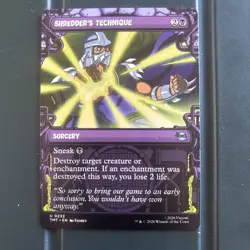 Shredder's Technique (Showcase) MTG Uncommon 0232 Teenage Mutant Ninja Turtles - Image 1