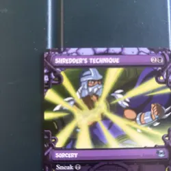 Shredder's Technique (Showcase) MTG Uncommon 0232 Teenage Mutant Ninja Turtles - Image 3