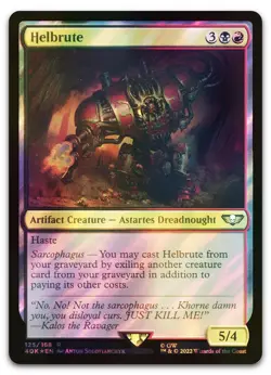 Helbrute (Surge Foil) #125 (NM) Warhammer 40,000 40K Magic MTG - Image 1