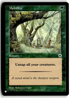 Mobilize Lightly Played The List Reprints Magic: The Gathering - Image 1