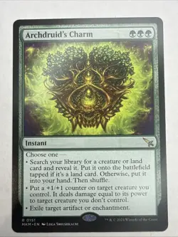 Archdruid's Charm 0151 MTG Murders at Karlov Manor Regular Rare NM - Image 1